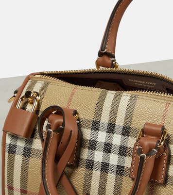 Borsa Burberry Check Mini in canvas | Burberry