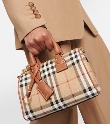 Borsa Burberry Check Mini in canvas | Burberry