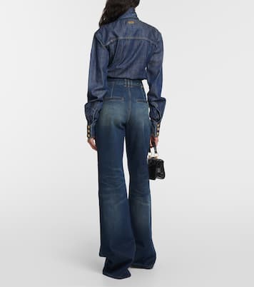 Jeans flared a vita alta | Balmain