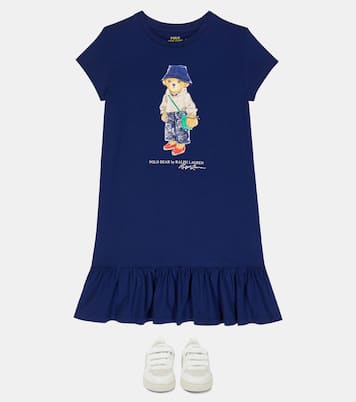 Polo Bear cotton jersey dress | Polo Ralph Lauren Kids