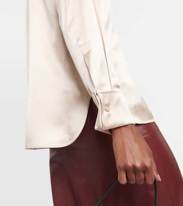 Aiello silk satin shirt | Max Mara