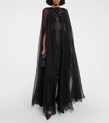 Mantella in chiffon di seta | Dolce&Gabbana