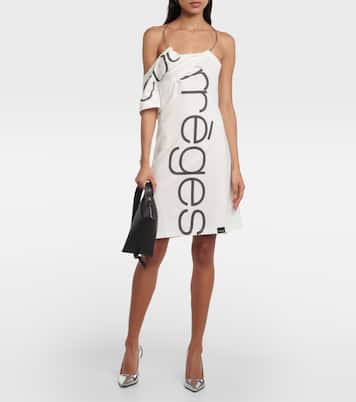Off-Shoulder-Minikleid aus Baumwolle | Courrèges