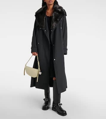 Shield Mini leather shoulder bag  | Burberry