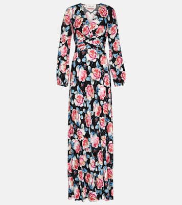 Bedrucktes Maxikleid Monika aus Satin | Diane von Furstenberg