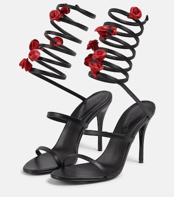 Sandales en satin à fleurs | Magda Butrym