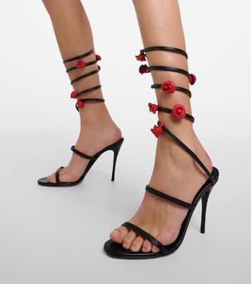 Sandales en satin à fleurs | Magda Butrym
