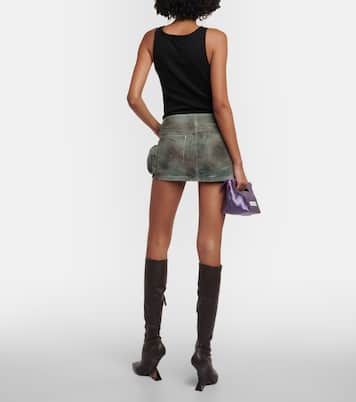 Low-Rise-Minirock aus Denim | The Attico