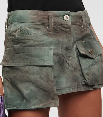 Low-Rise-Minirock aus Denim | The Attico