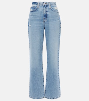 Le Jane Ankle high-rise straight jeans | Frame