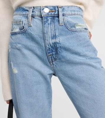 Le Jane Ankle high-rise straight jeans | Frame
