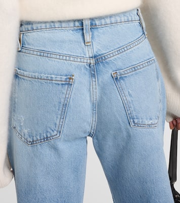 Le Jane Ankle high-rise straight jeans | Frame