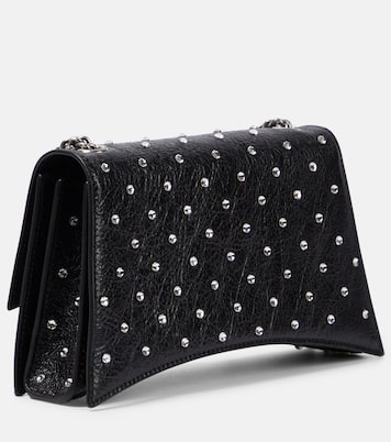 Verzierte Schultertasche Crush XS aus Leder | Balenciaga