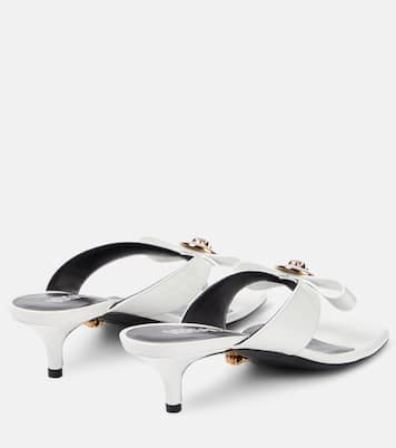 Sandalen Gianni Ribbon 45 aus Lackleder | Versace