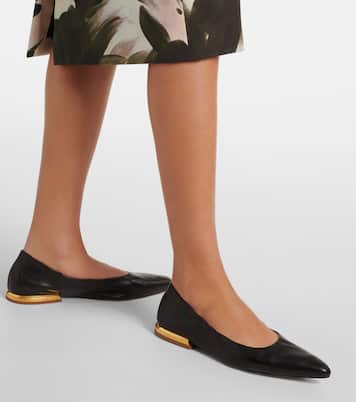 Leather ballet flats | Dries Van Noten