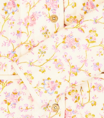 Veste Astrid en coton à fleurs | Louise Misha