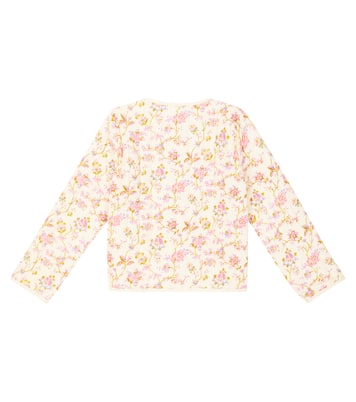 Veste Astrid en coton à fleurs | Louise Misha