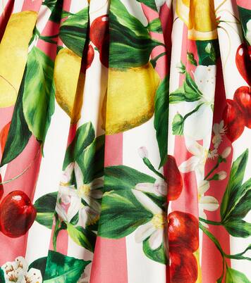 Baby - Abito in cotone con stampa | Dolce&Gabbana Kids