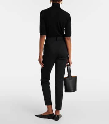 Pantaloni slim Farad in misto cotone | Max Mara