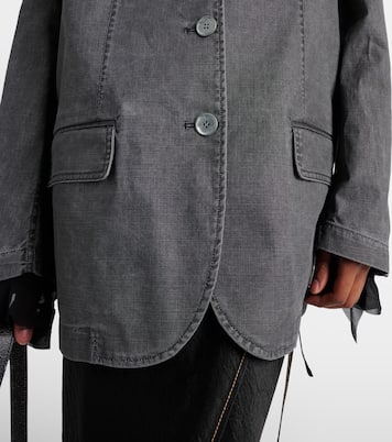 Oversize-Blazer Juylie aus Denim | Acne Studios