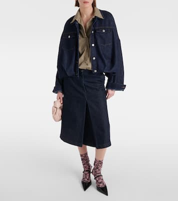 Denim blouson jacket | Dries Van Noten