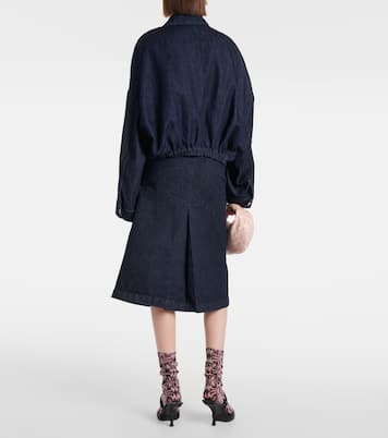 Denim blouson jacket | Dries Van Noten