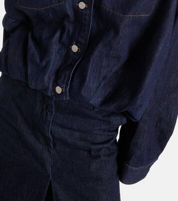 Denim blouson jacket | Dries Van Noten