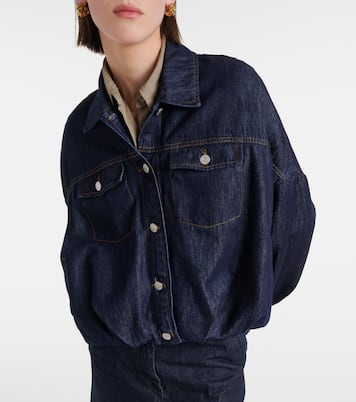 Denim blouson jacket | Dries Van Noten