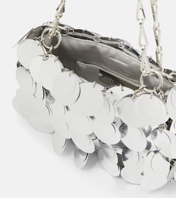 Borsa a spalla Sparkle Nano con paillettes | Rabanne