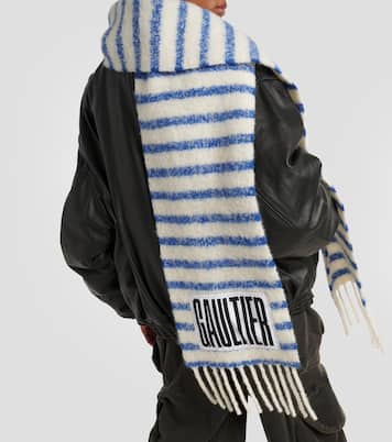 Sciarpa in misto lana a righe | Jean Paul Gaultier