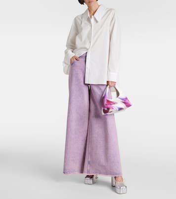 Cabas The Sack Future Floral Mini en cuir | Marc Jacobs