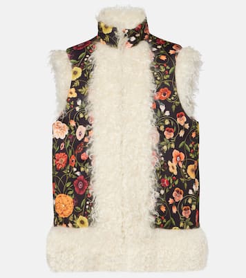 Veste sans manches Folk à fleurs | La DoubleJ