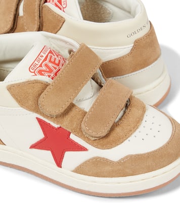 June Basket leather high-top sneakers | Golden Goose Kids