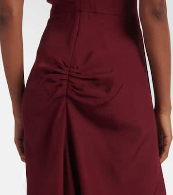 Abito midi asimmetrico | Victoria Beckham