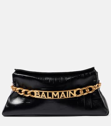 Pochette 1945 PB en cuir embossé | Balmain