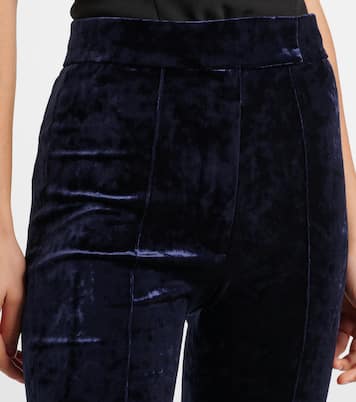 Velvet flared pants | Alex Perry