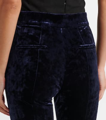 Velvet flared pants | Alex Perry