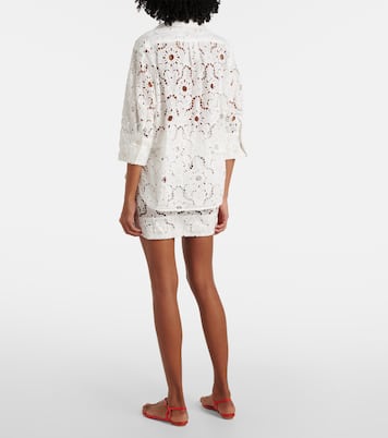 Camicia White Sun in cotone sangallo | Farm Rio