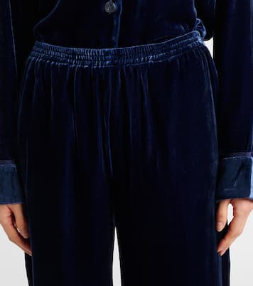 Pantalon ample Brescia en velours | Asceno