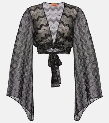 Cropped-Top aus Häkelstrick | Missoni