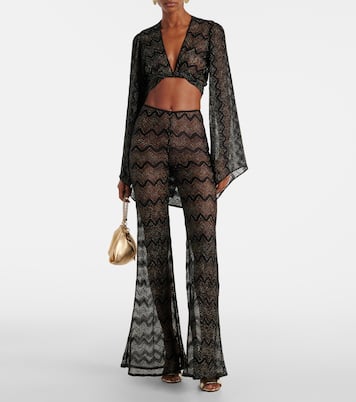 Cropped-Top aus Häkelstrick | Missoni