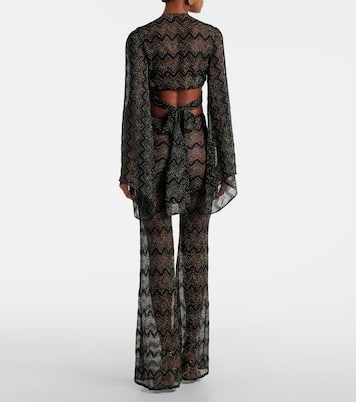 Cropped-Top aus Häkelstrick | Missoni