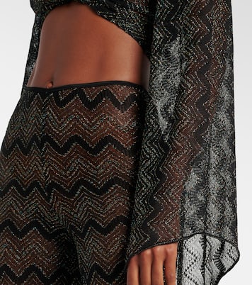 Cropped-Top aus Häkelstrick | Missoni