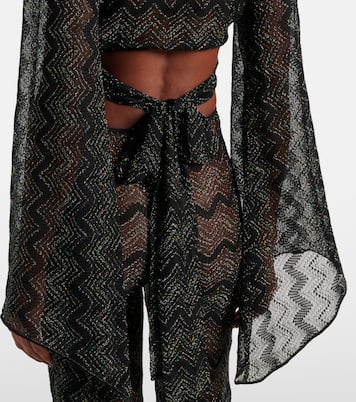 Cropped-Top aus Häkelstrick | Missoni