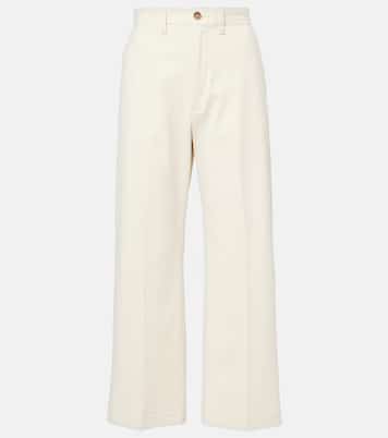 Cotton-blend cropped chinos | Polo Ralph Lauren