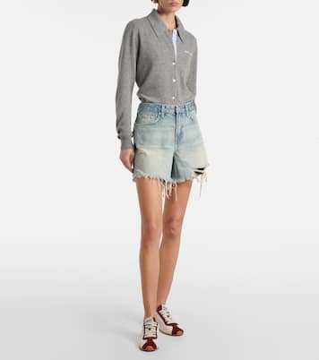Monroe denim shorts | 7 For All Mankind