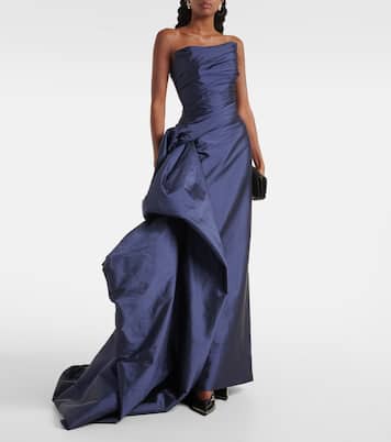 Robe longue en taffetas | Marmar Halim