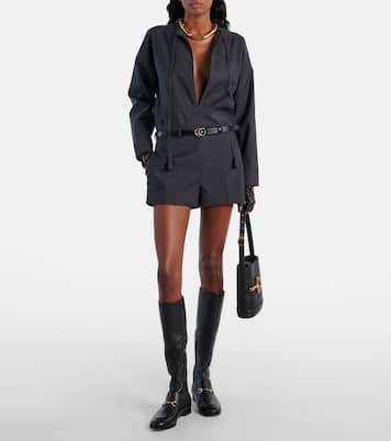 Jumpsuit corta in lana | Gucci
