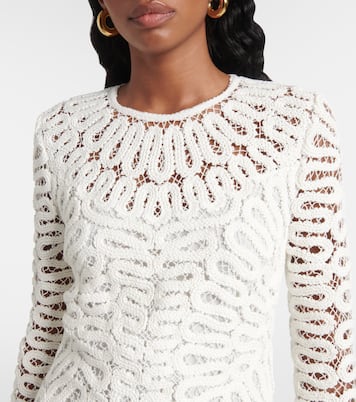 Abito corto Mccall in crochet di cotone | Simkhai