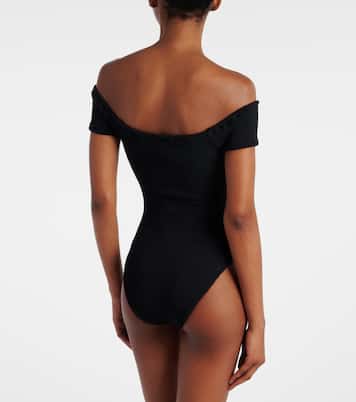 Costume intero Grace con scollo off-shoulder | Hunza G